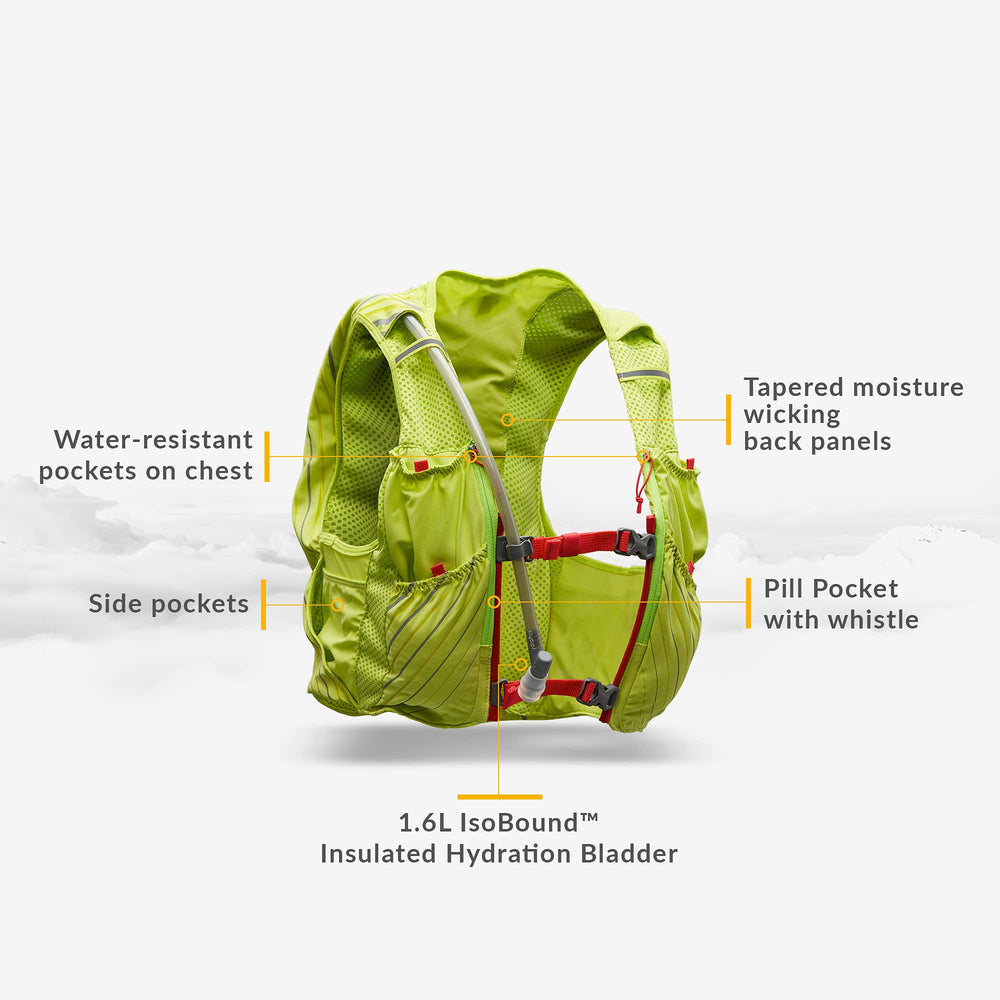 Nathan Pinnacle Race Vest kangaroo pockets keep gels and keys within reach