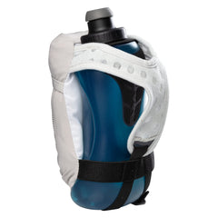 Nathan Quick Squeeze valve action demonstrates quick hydration on the move