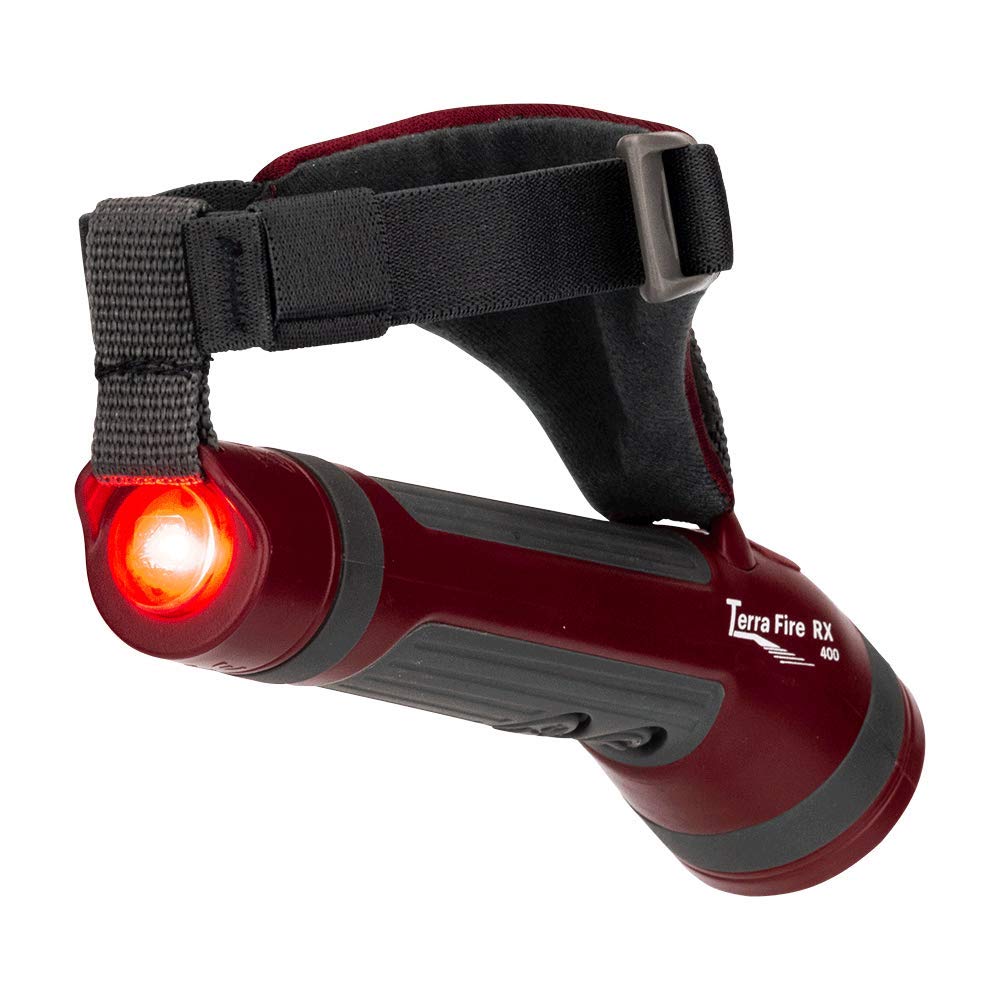 Nathan Rechargeable Running FlashLight back red LED increases visibility to others