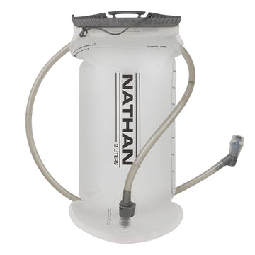 Nathan Replacement Bladder 2L with leak-proof cap for reliable hydration on runs.