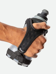 Nathan Running Handheld insulated bottle preserves temperature for long workouts.