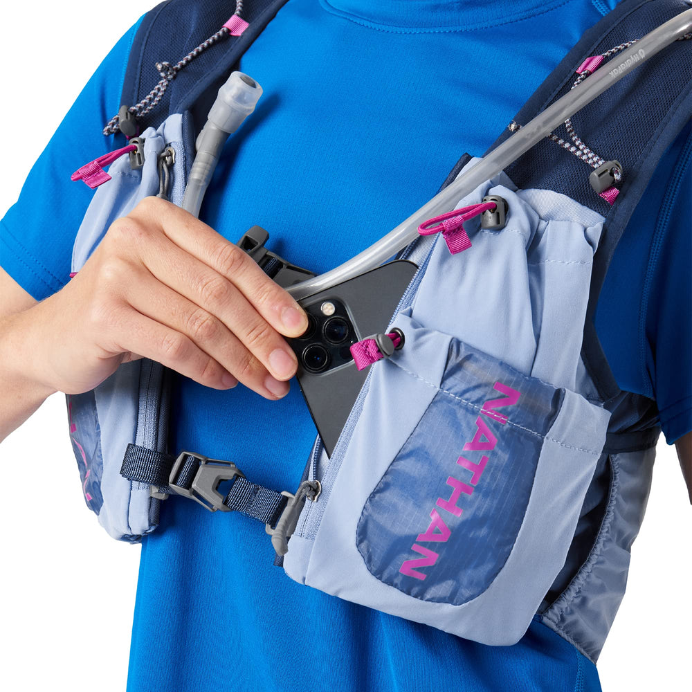 Nathan Vapor Airess 3.0 vest back zipper pocket for secure storage