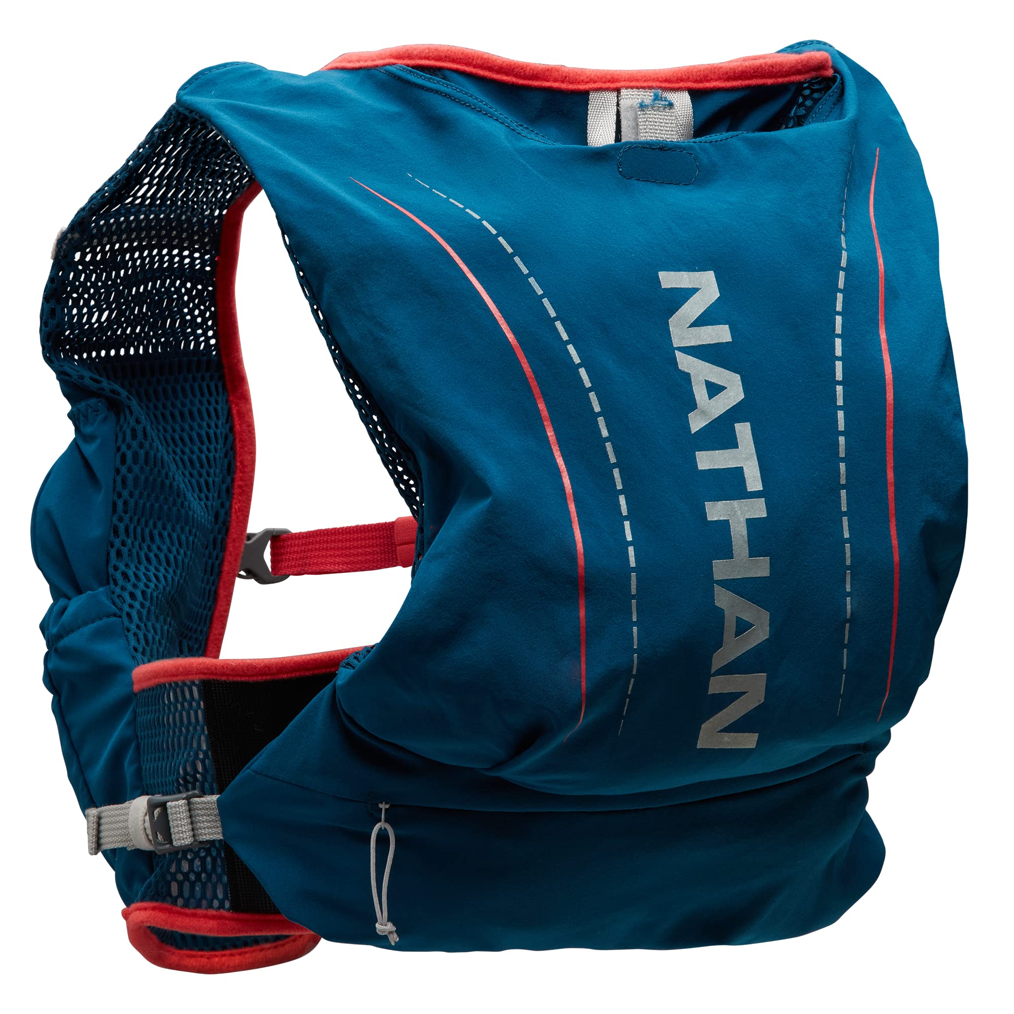 Nathan VaporAir Lite front view showing 2L bladder for on-the-go hydration.