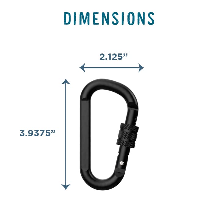 National Hardware N900-014 outdoor adventure use demonstrating secure line attachment.