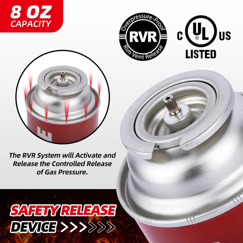 National Standard canisters ready for outdoor camping kitchen use