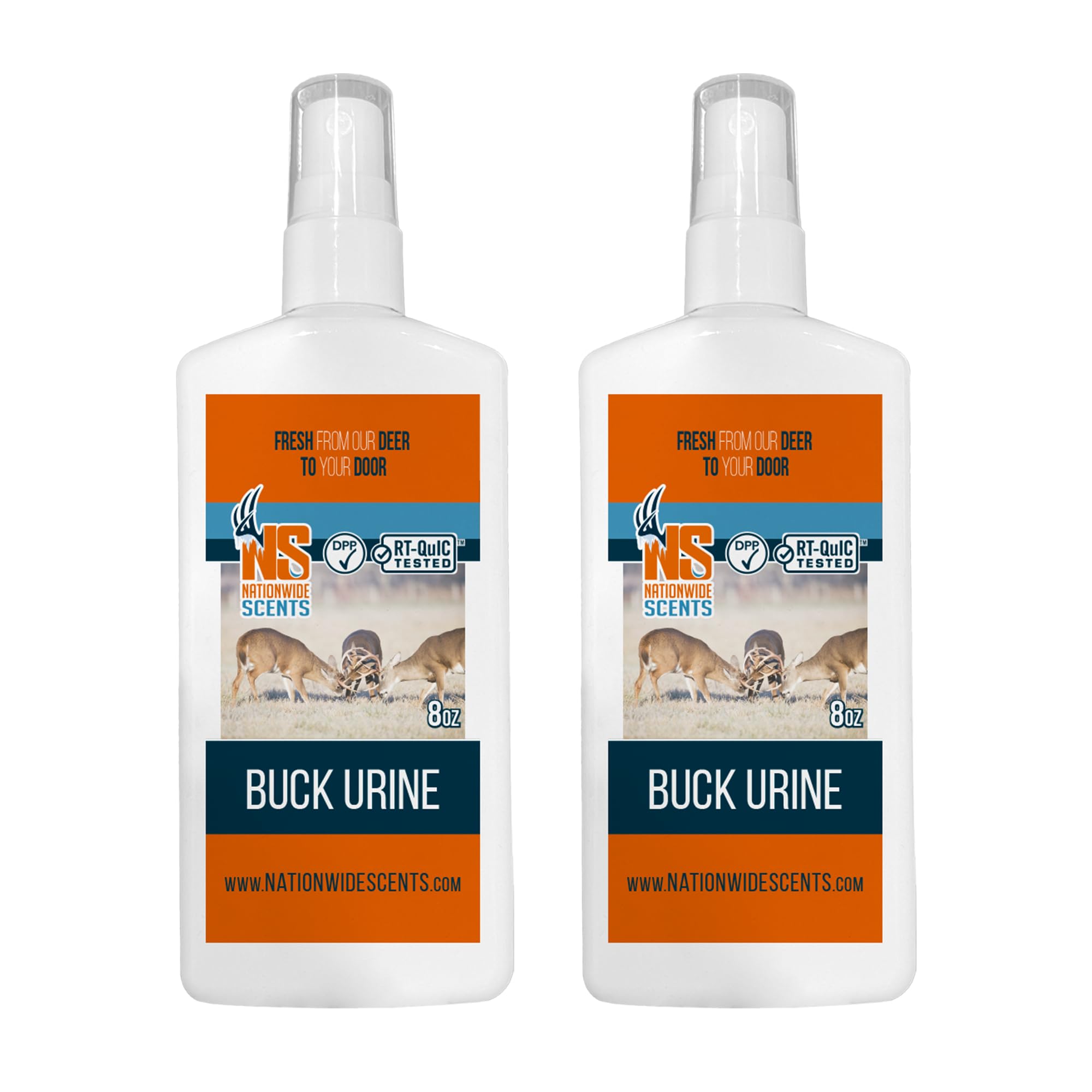 Nationwide Scents Buck Urine 8oz bottle for scent drags to attract bucks.
