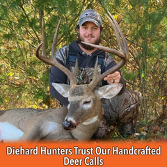 Nationwide Scents outdoor hunting scene with bucks in the woods