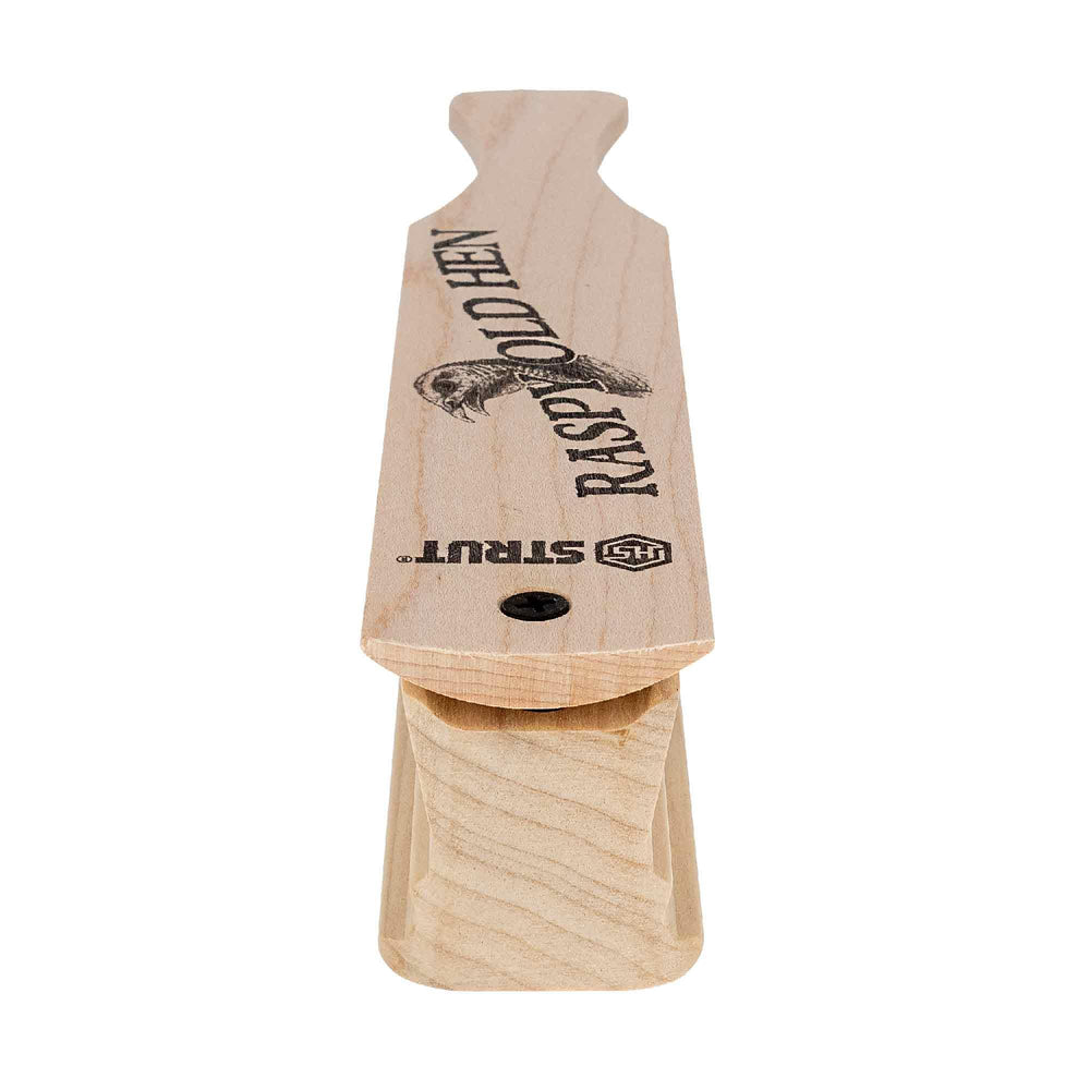 Box call showing native hardwood construction