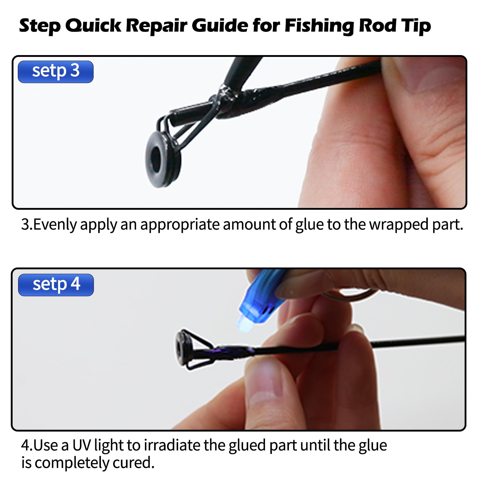 Glue stick and instruction manual in kit