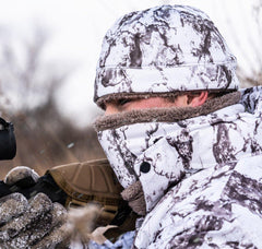 Natural Gear Stealth Hunter Neck Gaiter fleece-lined interior enhances warmth and comfort