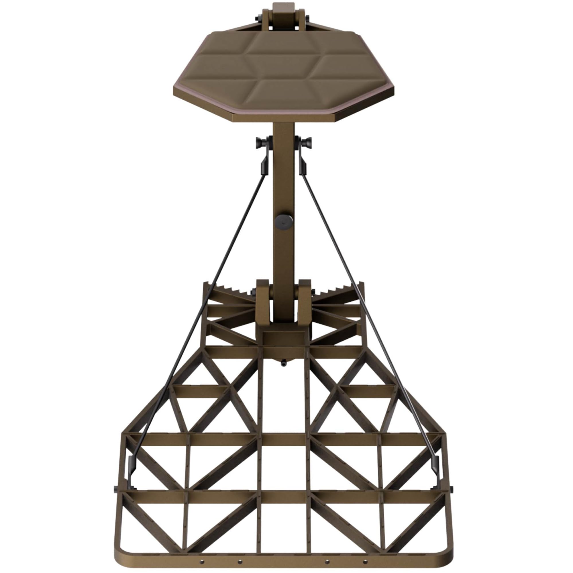 NatureBlend hang-on tree stand cast aluminum frame for portable deer-hunting setup.