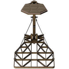 NatureBlend hang-on tree stand cast aluminum frame for portable deer-hunting setup.