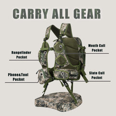 NatureBlend Turkey Vest multi-pocket organization with easy access to calls and gear
