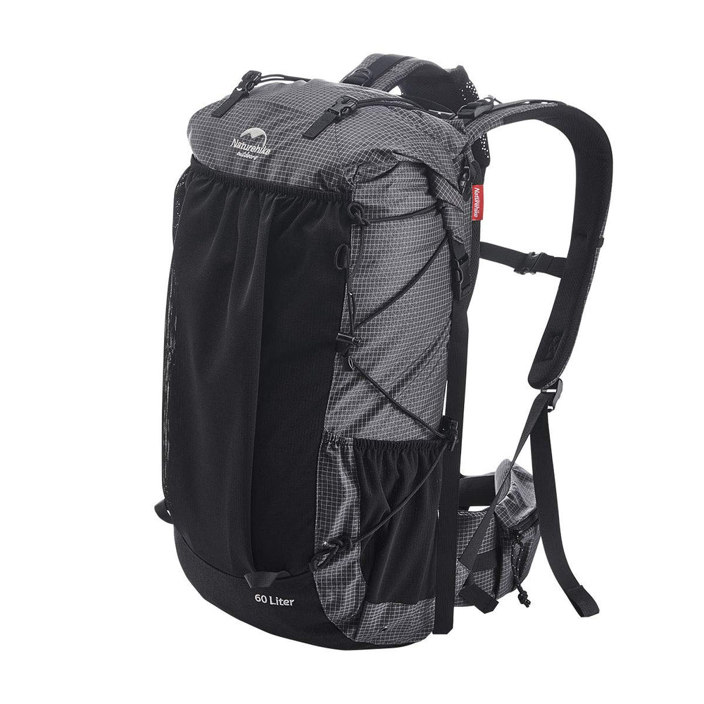 Naturehike 65L backpack overview shows spacious cargo for extended trips.