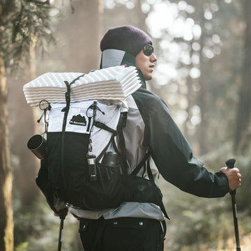 Naturehike AIR backpack system back panel keeps back cool and dry