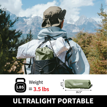 Naturehike aluminium folding table ultralight design enhances backpacking efficiency
