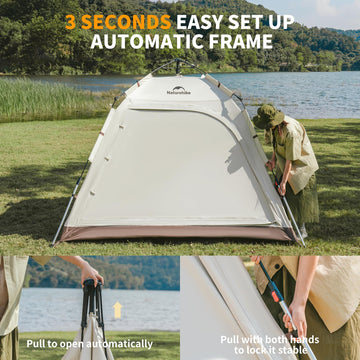 Naturehike Ango 3000mm waterproof shell keeps gear dry in light rain