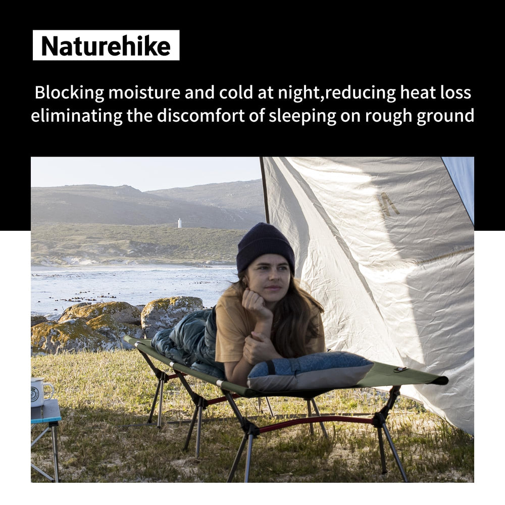 Naturehike ArmyWild cot breathable fabric delivers comfort and moisture resistance