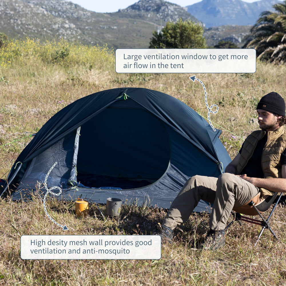 Naturehike bikepacking 1person tent ultralight weight for easy bikepacking.