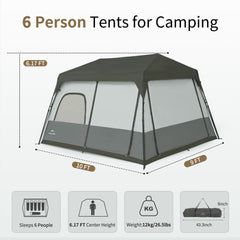Naturehike Cape instant setup showcases fast camp setup