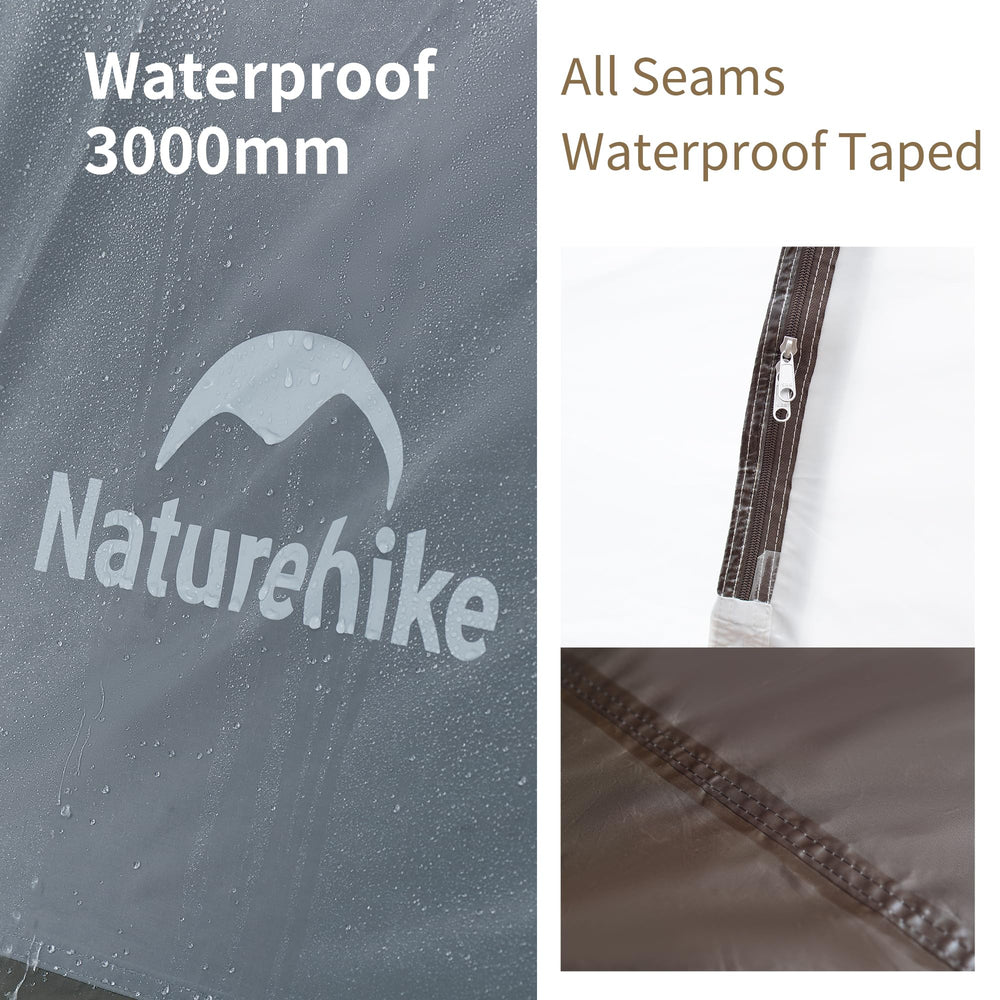 Naturehike Cape tall interior 74 inches for comfortable space