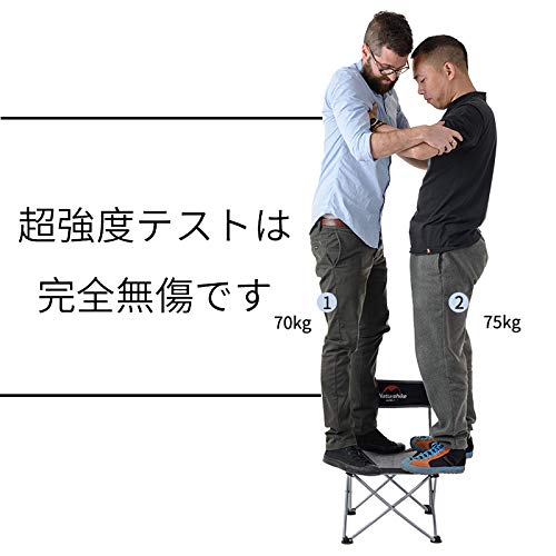 Naturehike chair supporting up to 250 pounds for outdoor versatility