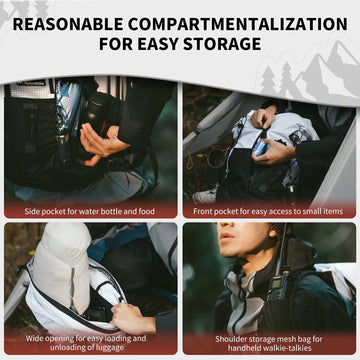 Naturehike chest buckle with hidden emergency whistle for safety on trips