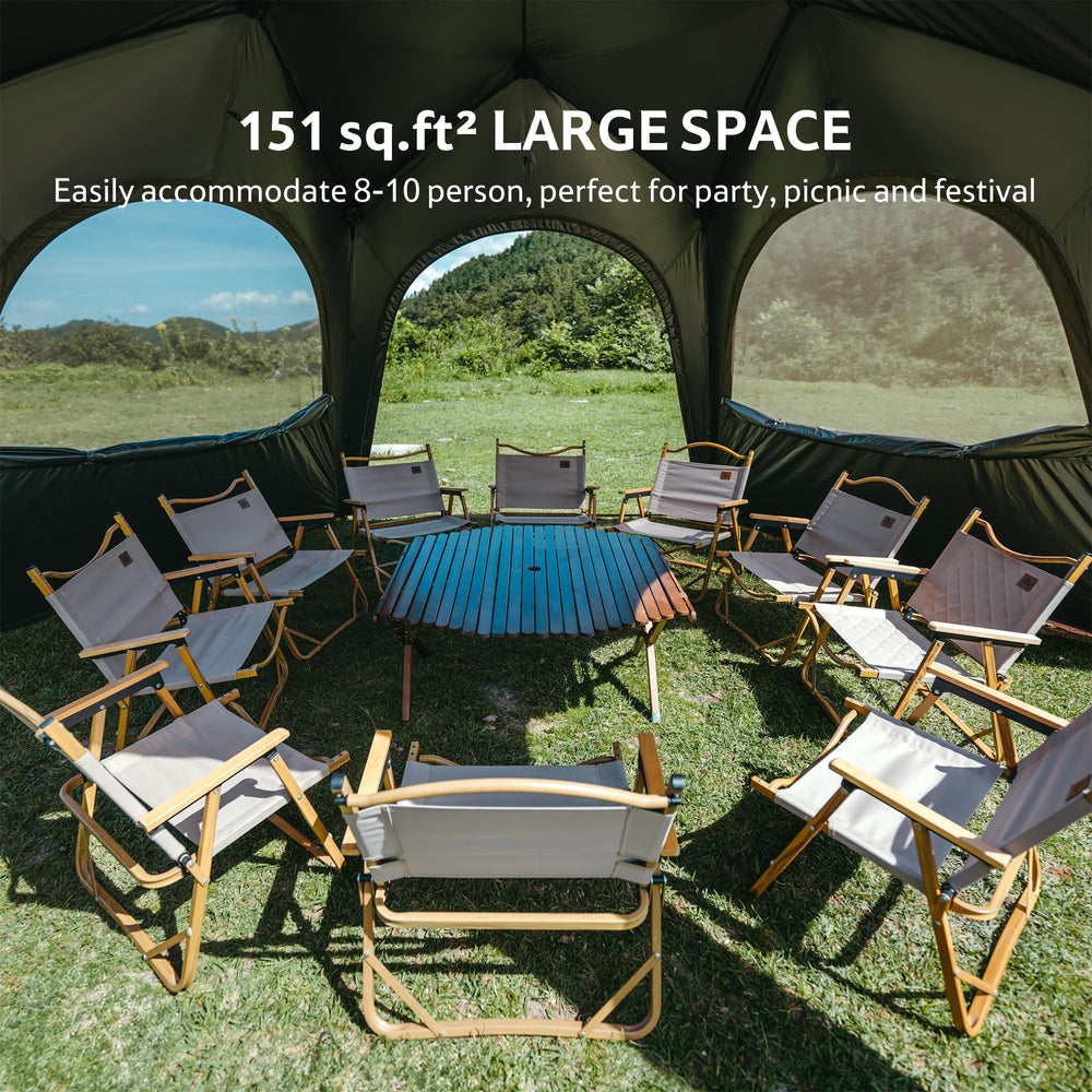 Naturehike Cloud Boundar hexagonal gazebo designed for easy transport and fast setup