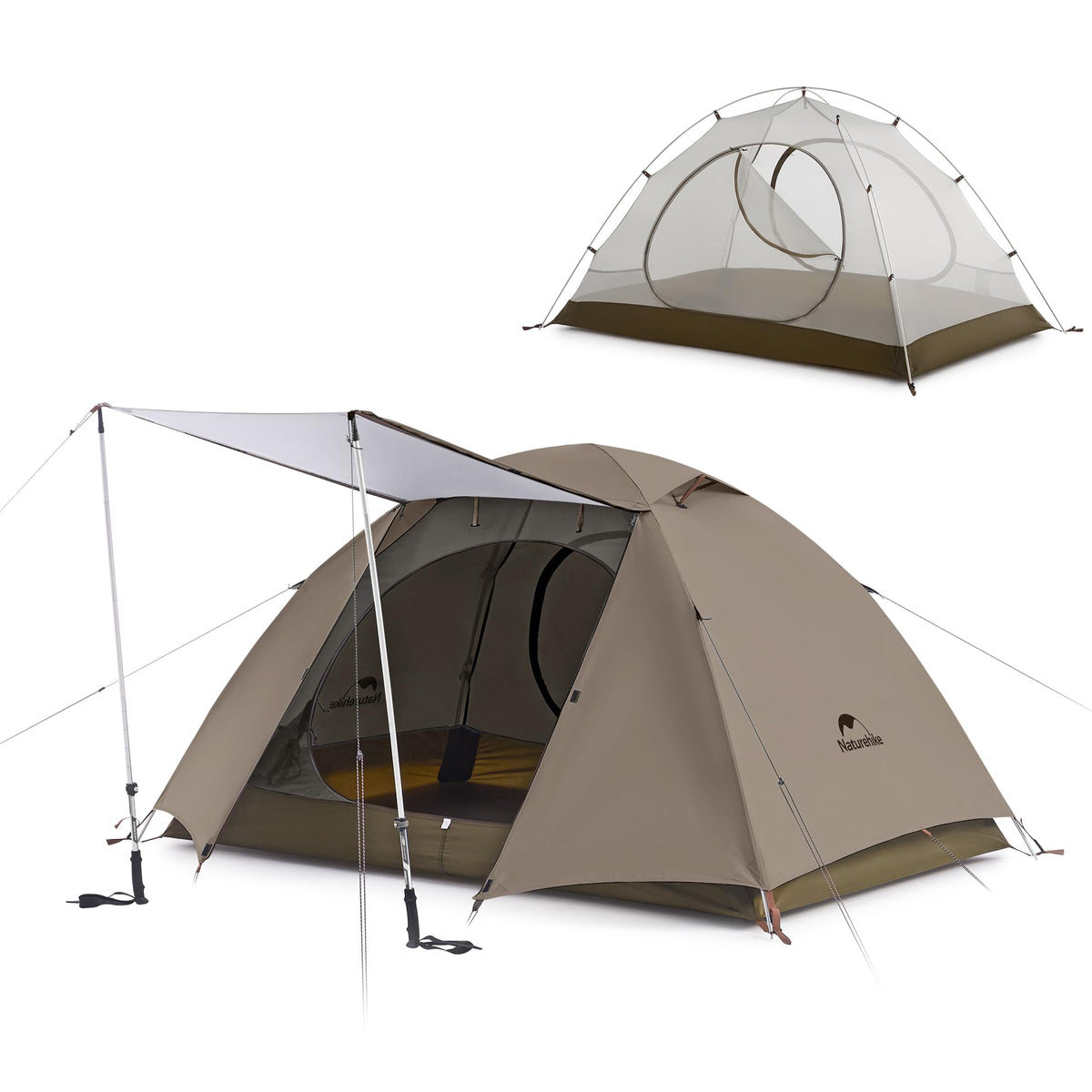 Naturehike Cloud River tent exterior showing a sturdy ultralight shelter for camping
