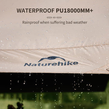 Naturehike Cloud Skies large shade area supports group dining or gear layout.