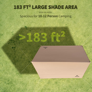 Naturehike Cloud Skies waterproof 18000mm material keeps gear dry