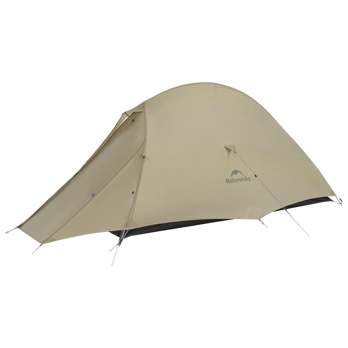 Naturehike Cloud-Up 1P tent front view shows spacious door for easy gear access.