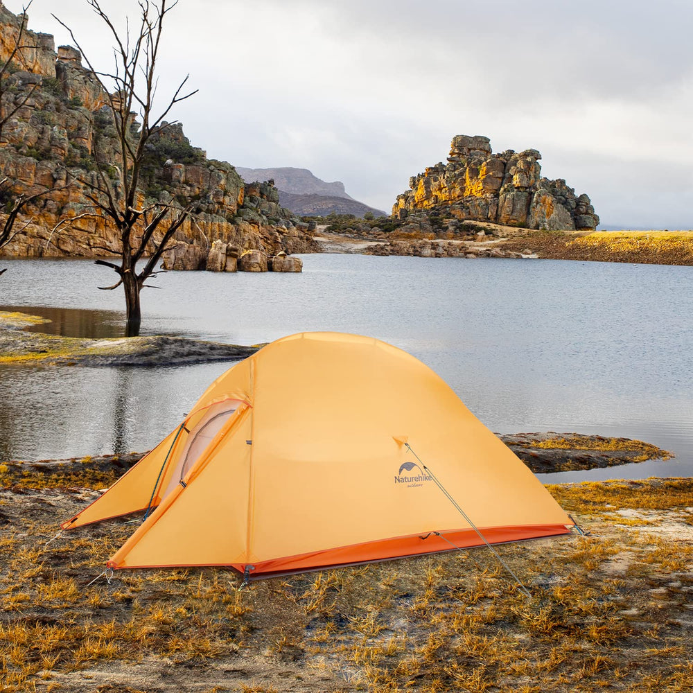 Naturehike Cloud-Up 2-person tent footprint included protects the floor