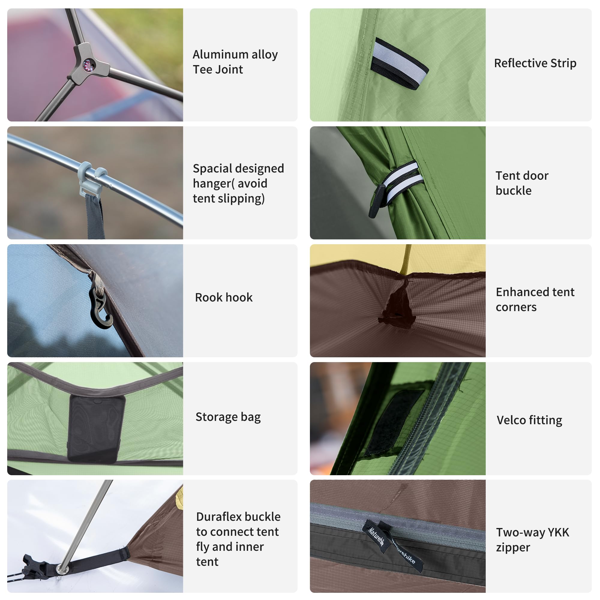 Naturehike Cloud-Up quick setup guides streamline first pitch.