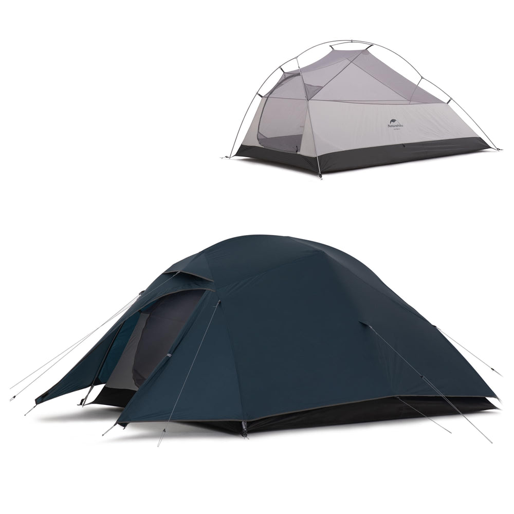 Naturehike Cloud-Up 3 Person Tent setup demonstrates quick, free-standing pitch for camping beginners