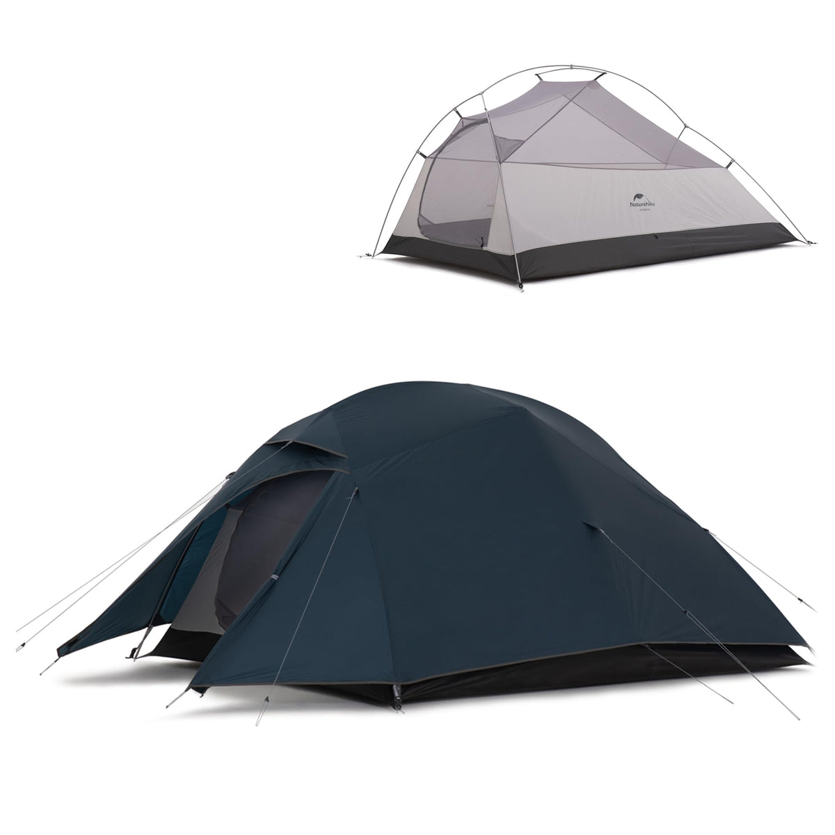 Naturehike Cloud-Up 3 Person Tent setup demonstrates quick, free-standing pitch for camping beginners