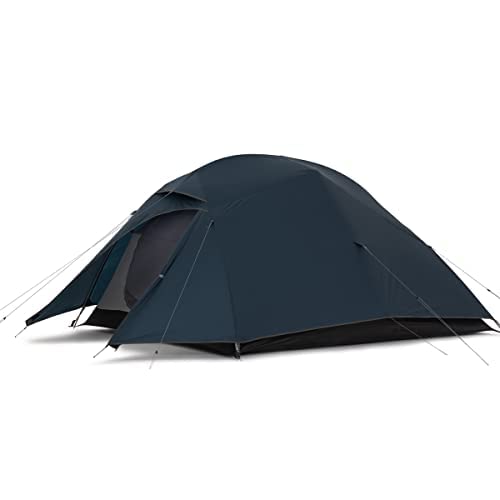 Naturehike Cloud-Up 3 Person Tent vestibule space for shoes and gear organization