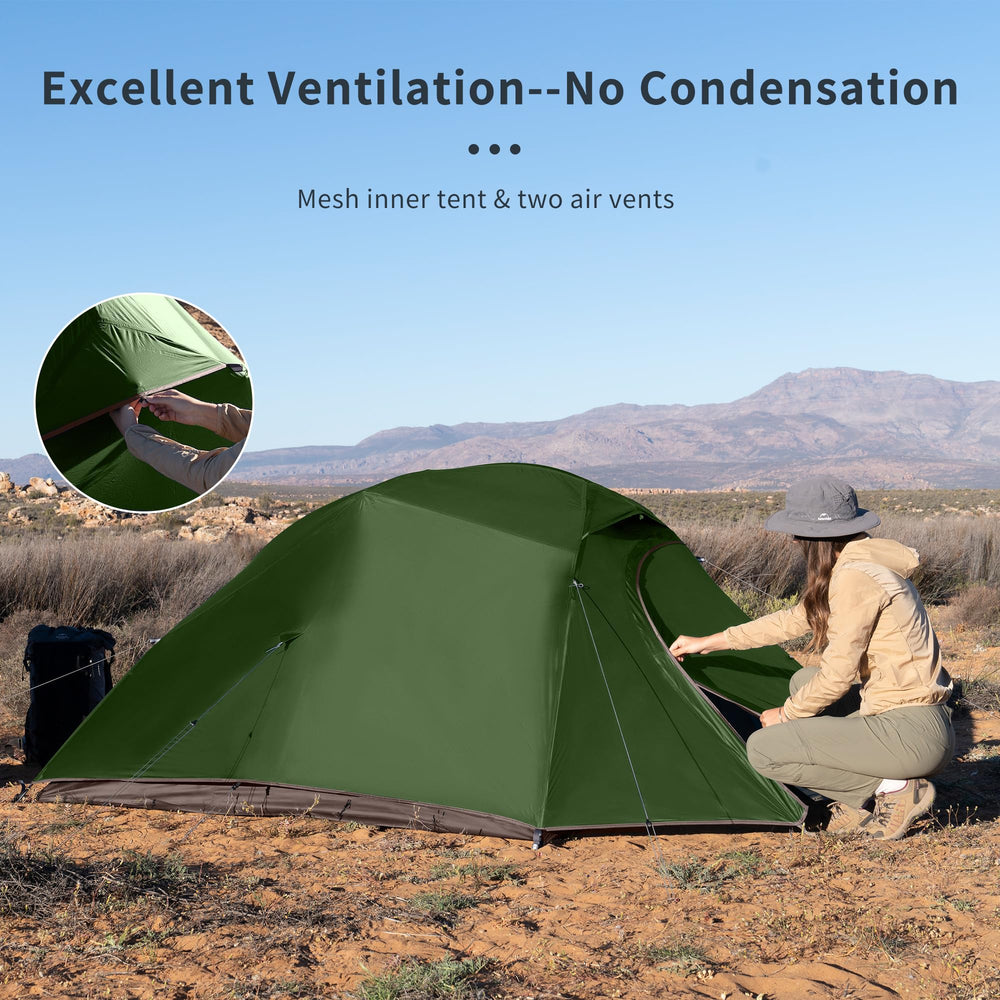 Naturehike Cloud-Up 3-Person tent lightweight design supports backpacking efficiency.