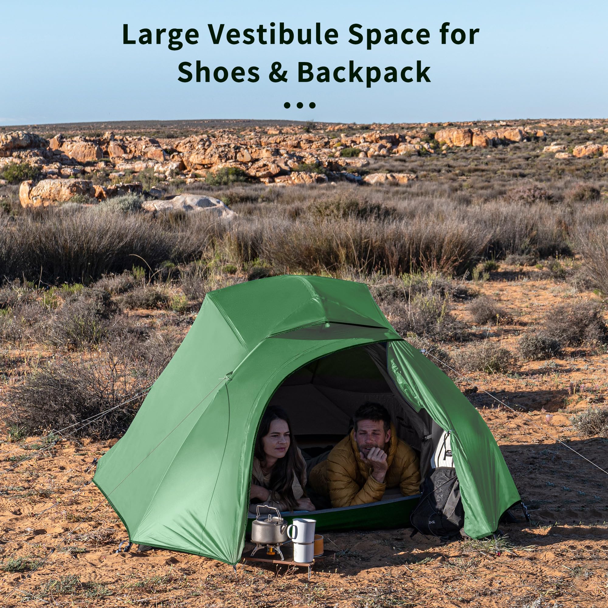 Naturehike Cloud-Up 3P tent packable-lightweight emphasizes easy backpack travel.