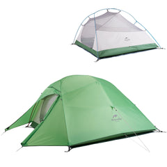 Naturehike Cloud-Up 3P tent setup-poles shows quick, tool-free assembly.