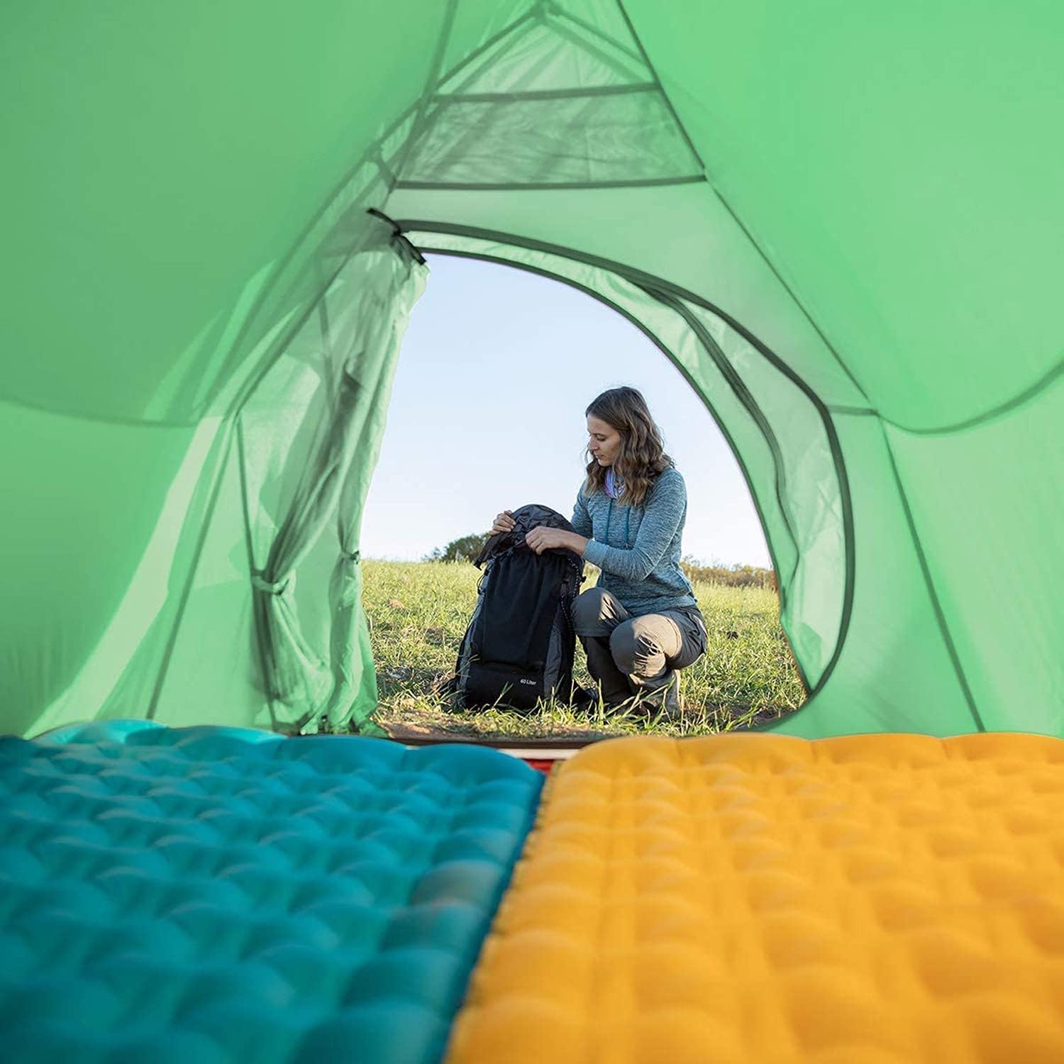 Naturehike Cloud Up compact pack size highlights ultralight backpacking portability.