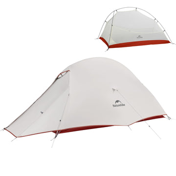 Naturehike Cloud-Up tent front view shows easy-entry design for solo campers.
