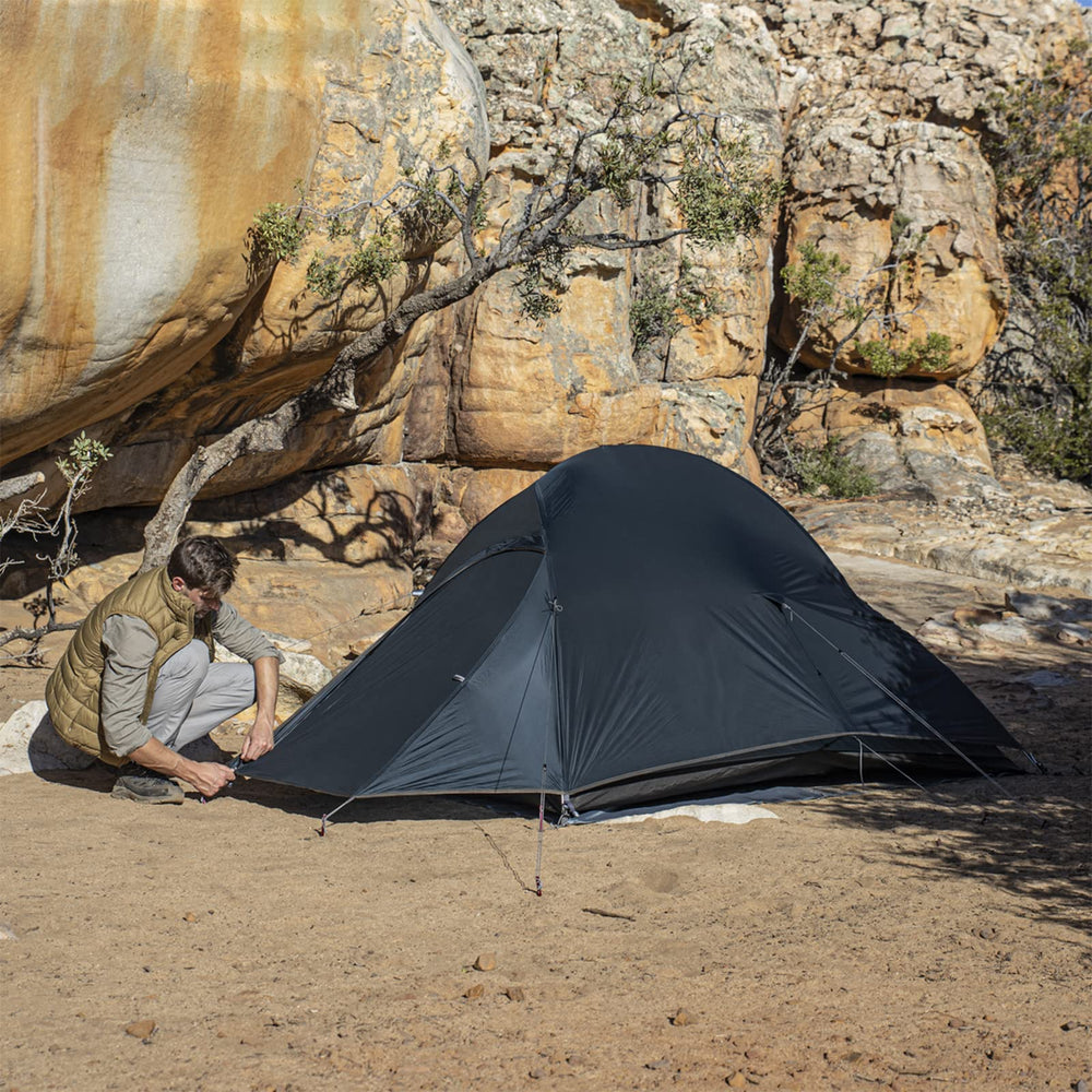 Naturehike Cloud-Up packaged size shows compact carry for backpacking trips.