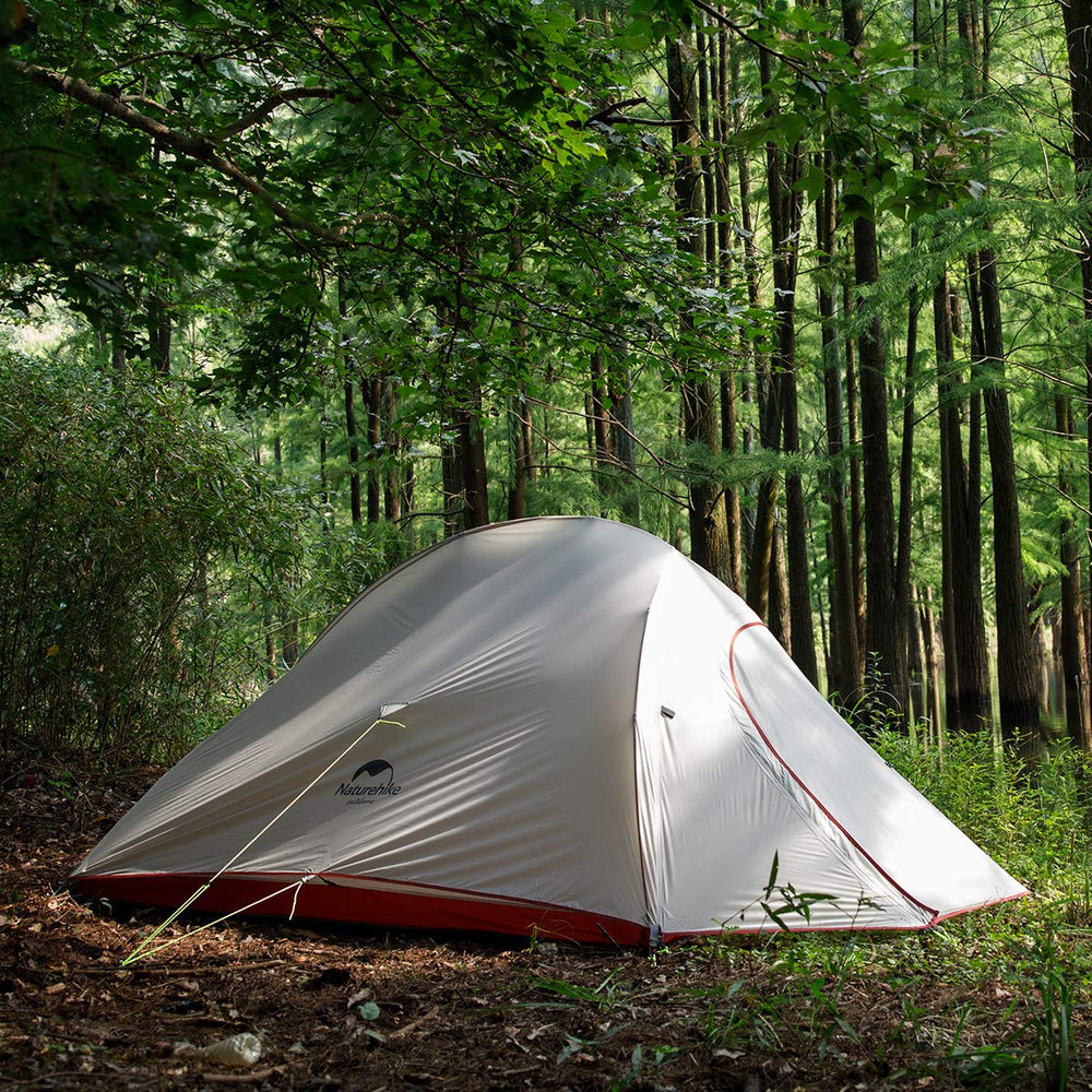 Naturehike Cloud-Up rugged poles and zippers improve durability