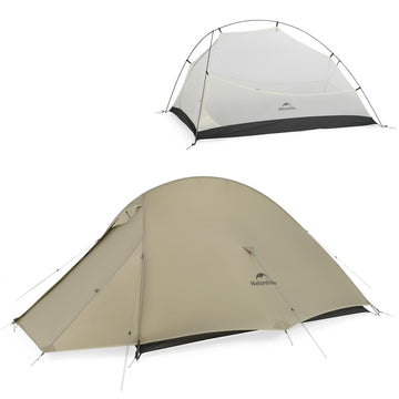 Naturehike Cloud Up Pro front-door view showing roomy interior for two.