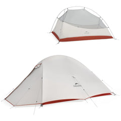 Naturehike Cloud Up Pro front door shows easy access for two campers