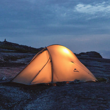 Naturehike Cloud Up Pro generous headroom for two sleepers inside.