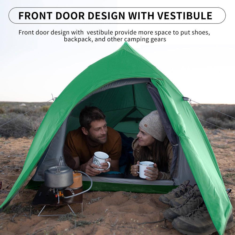 Naturehike Cloud-Up ultralight design packs into a compact bag.