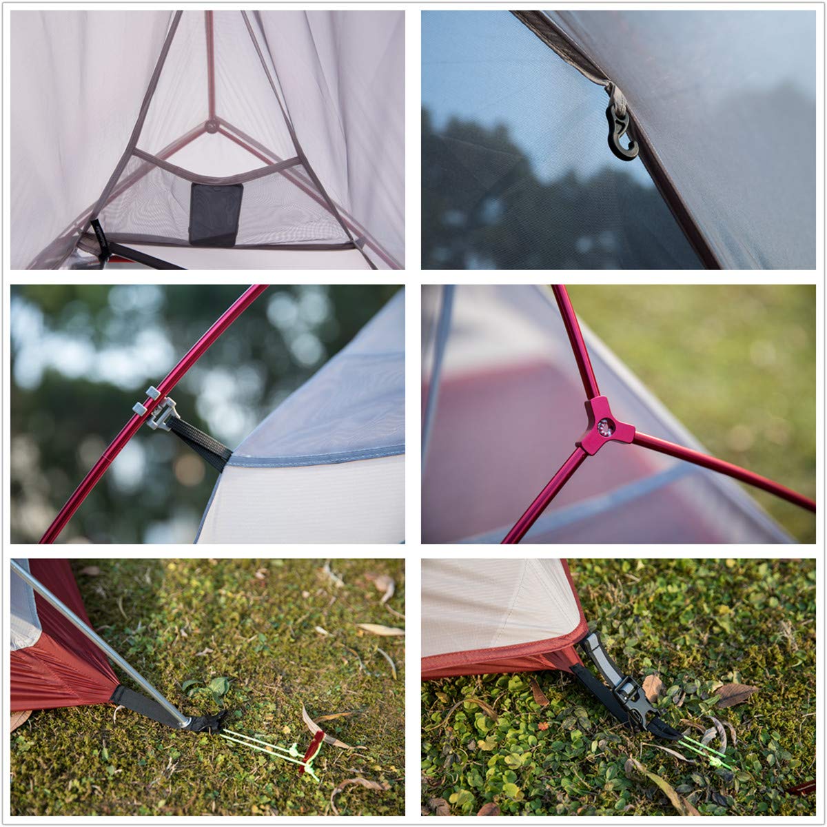 Naturehike Cloud-Up ultralight 3.52lb tent for backpacking