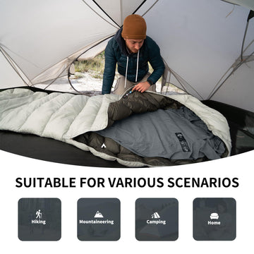 Naturehike compact stowage size fits pockets for easy packing